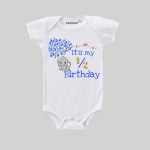 half birthday Baby Rompers|knitroot