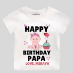 Happy Birthday Papa Kid T shirts