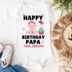 Happy Birthday Papa Kid T shirts