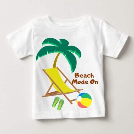 Beach Mode On kids T-shirts|knitroot