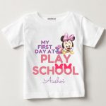 baby Kids T-shirts First Day Of School kids tshirt | knitroot