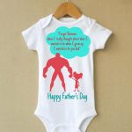 Father's Day Dad baby Rompers| Knitroot