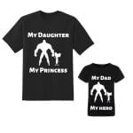 matching dad and child t shirt