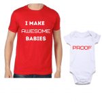 father and baby t shirt set