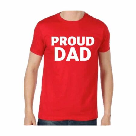 Proud dad Red Tshirt