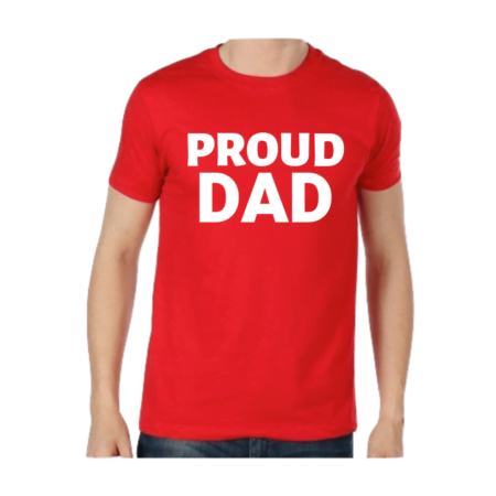 Proud dad Red Tshirt