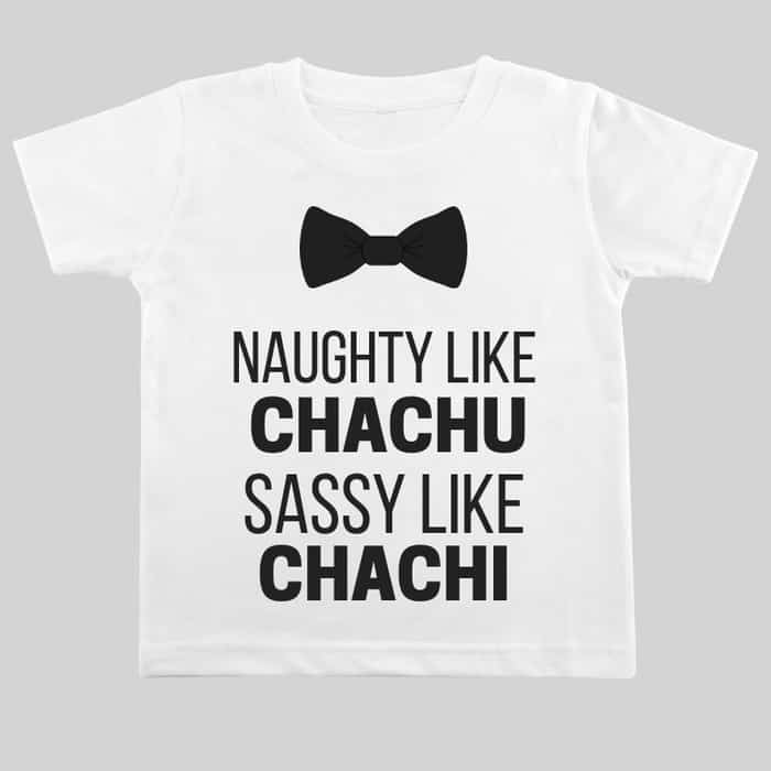 chacha chachi kids t-shirt | Knitroot chacha chachi kids t-shirt | Knitroot