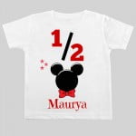 mickey 1/2 birthday t-shirt | Knitroot