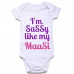 sassy maasi baby romper | Knitroot