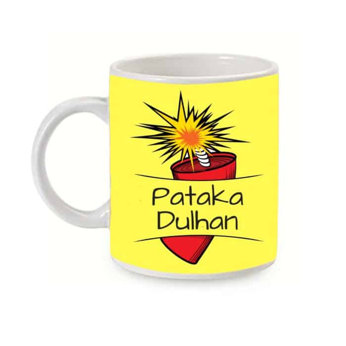 Pataka Dulhan Coffee Mug personalised bride cup