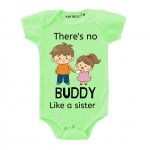 buddy sister white color romper