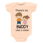 buddy sister white color romper