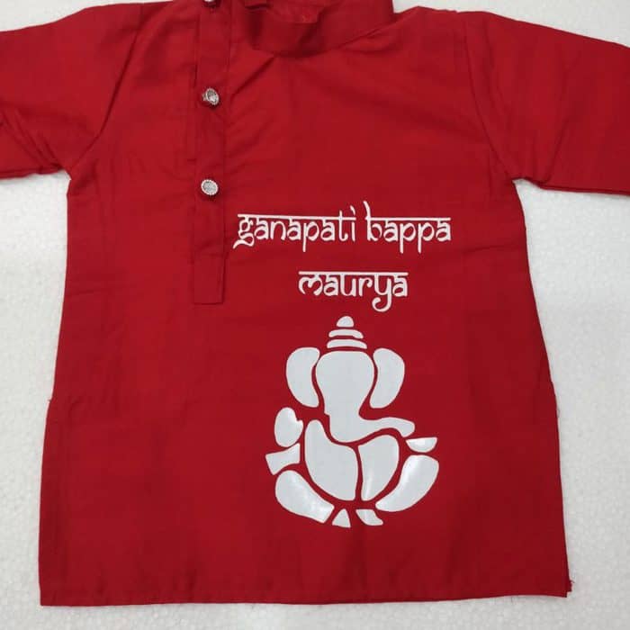 ganesh chaturthi baby kurta | Knitroot traditional dress for ganesh chaturthi