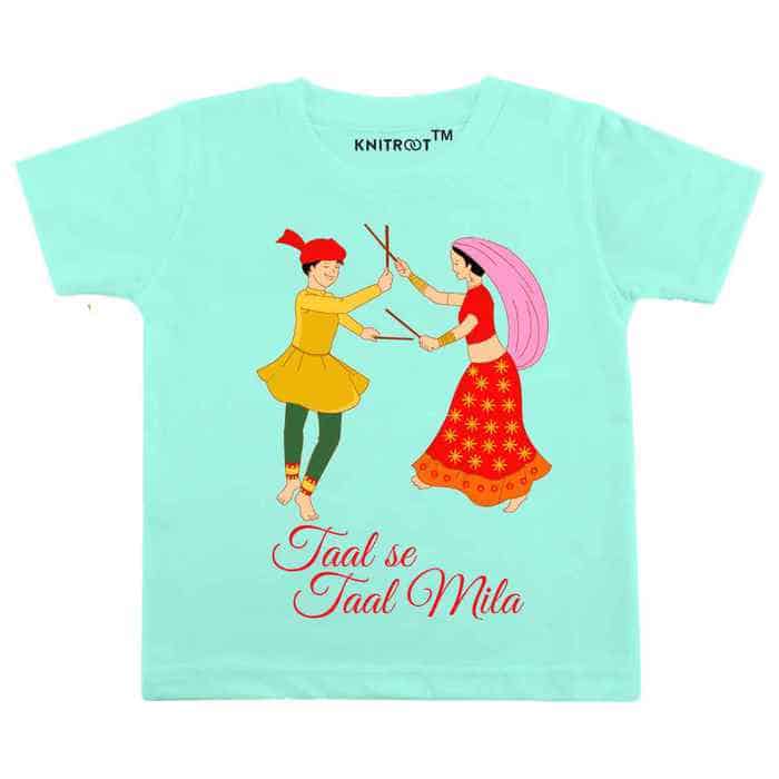 navratri baby garba t-shirt navratri baby garba t-shirt | Knitroot