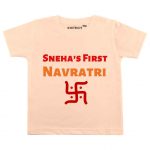 navratri baby garba white tshirt 01