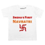 navratri baby garba white tshirt 01
