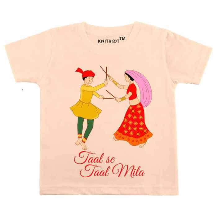 navratri baby garba t-shirt navratri baby garba t-shirt | Knitroot