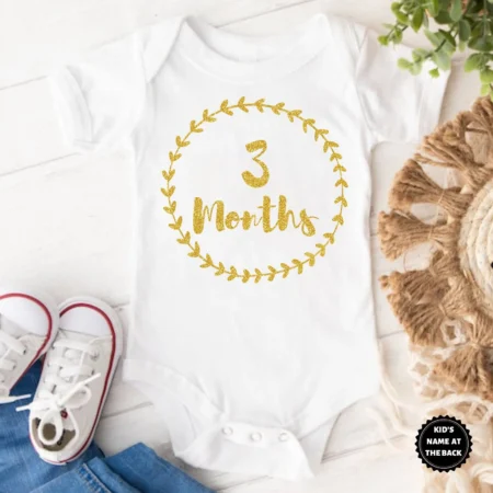 3rd month baby romper | Baby month by month | knitroot