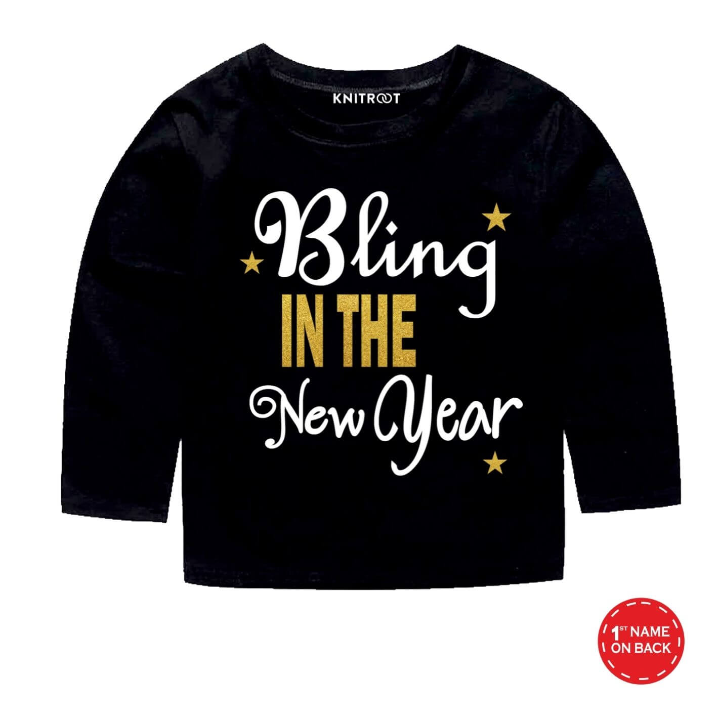 Bling In The New Year Glitter tee