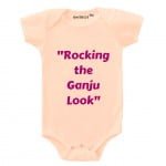 Rocking the ganju look-Baby-Romper-White-knitroot