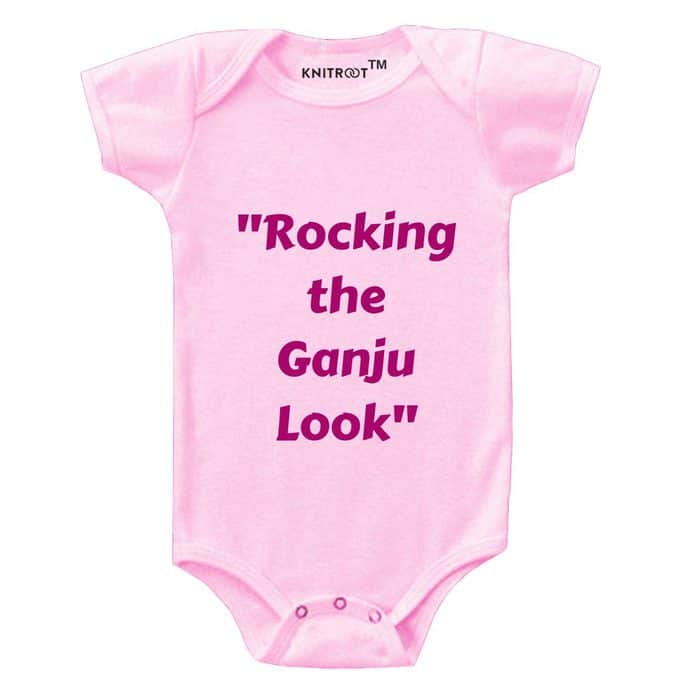 Rocking the Ganju Look-Baby-Romper-Pink-knitroot