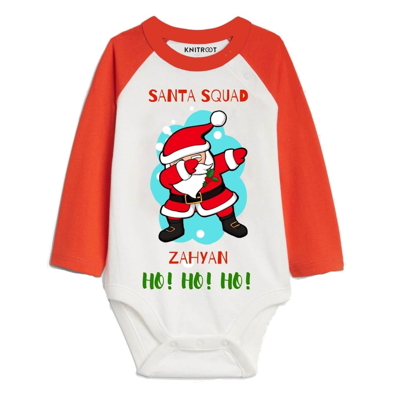 Santa Squad Ho Ho onesie