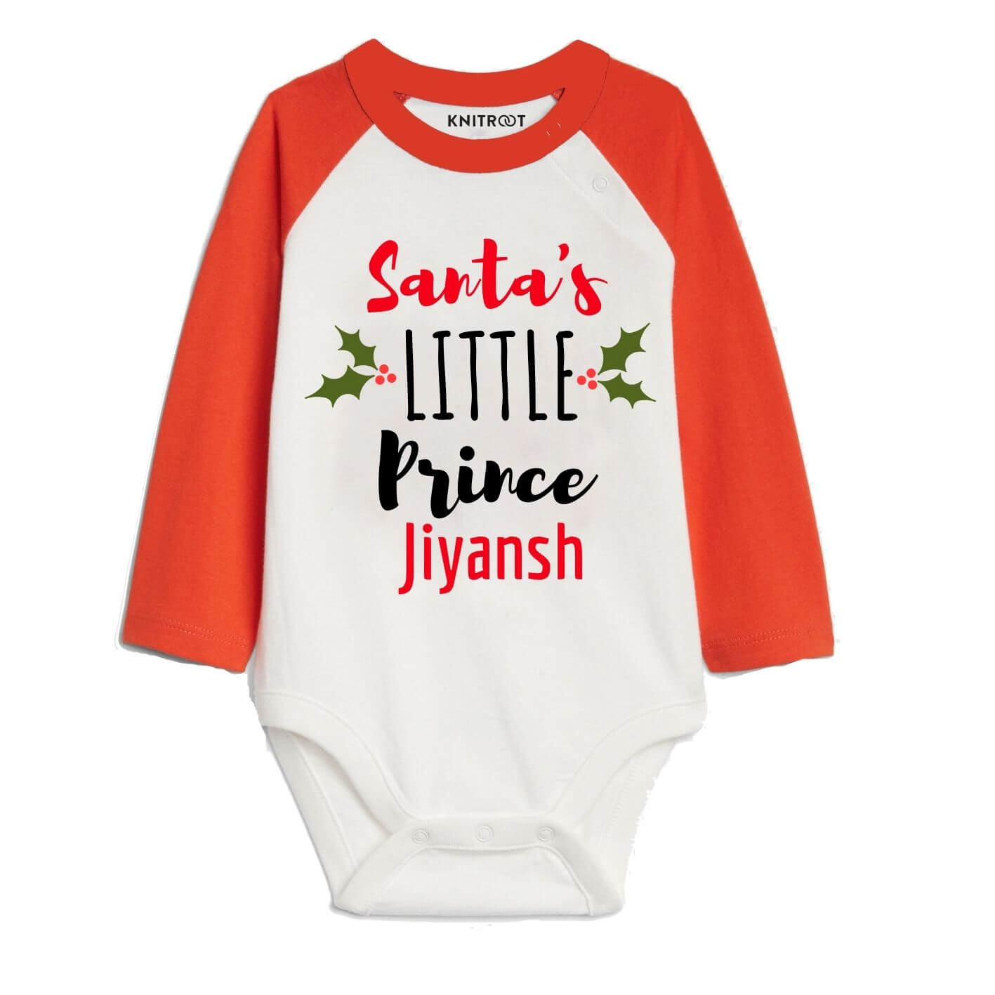 Santa's Little Prince onesie