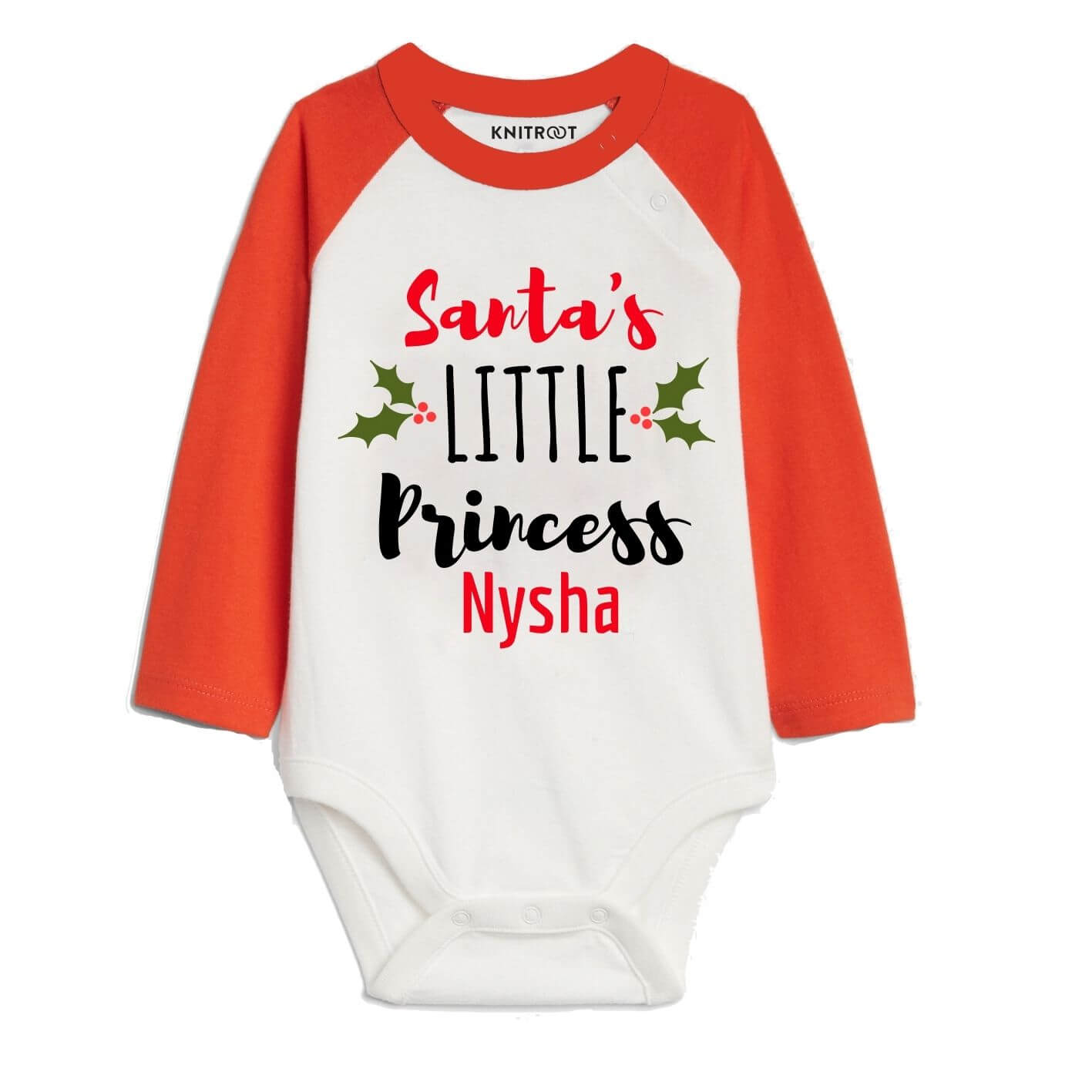 Santa's Little Princess onesie