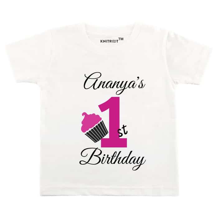 first-birthday-baby-tshirt-white-knitroot birthday t shirt design