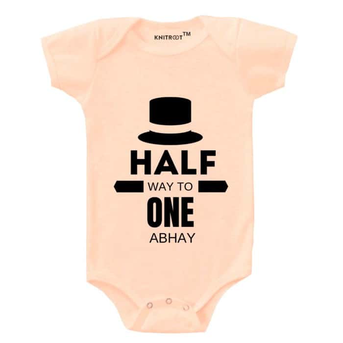 half-way-one-birth-day-baby-romper-peach-knitroot