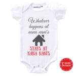 Knitroot Baby Romper White&Peach Color “Nana Nani Home”