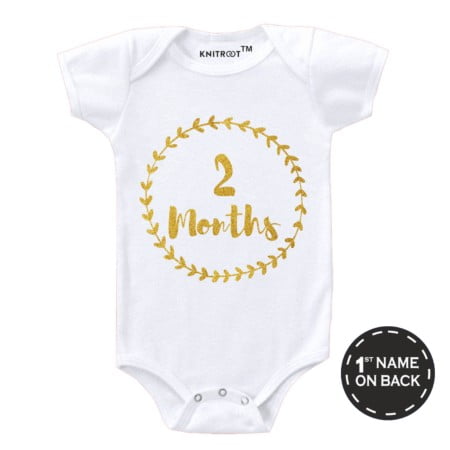 2nd month baby romper | knitroot