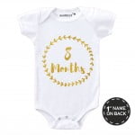 8th month baby romper | baby month by month rompers | Knitroot