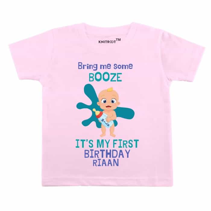 Bring-me-some-booze-its-my-first-birthday-kids-tshirt-pink-knitroot first birthday girl clothes