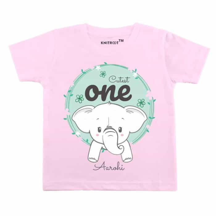 cutest-one-aarohi-kids-tshirt-pink-knitroot