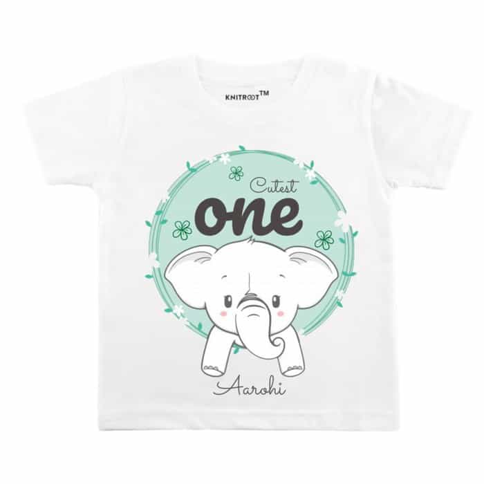 cutest-one-aarohi-kids-tshirt-white-knitroot