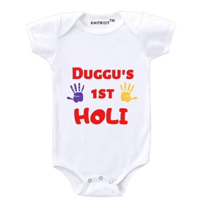 my first holi romper