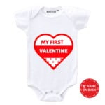 Baby's 1st valentine's day outfit | custom baby onesie