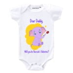 daddy is my valentine kids outfit