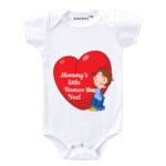 mommy valentine baby boy .mommy is my valentine onesie