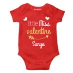 valentine's day onesie baby girl
