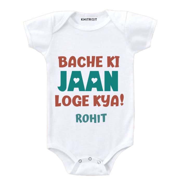 white romper stated bacche ki jaan loge kya
