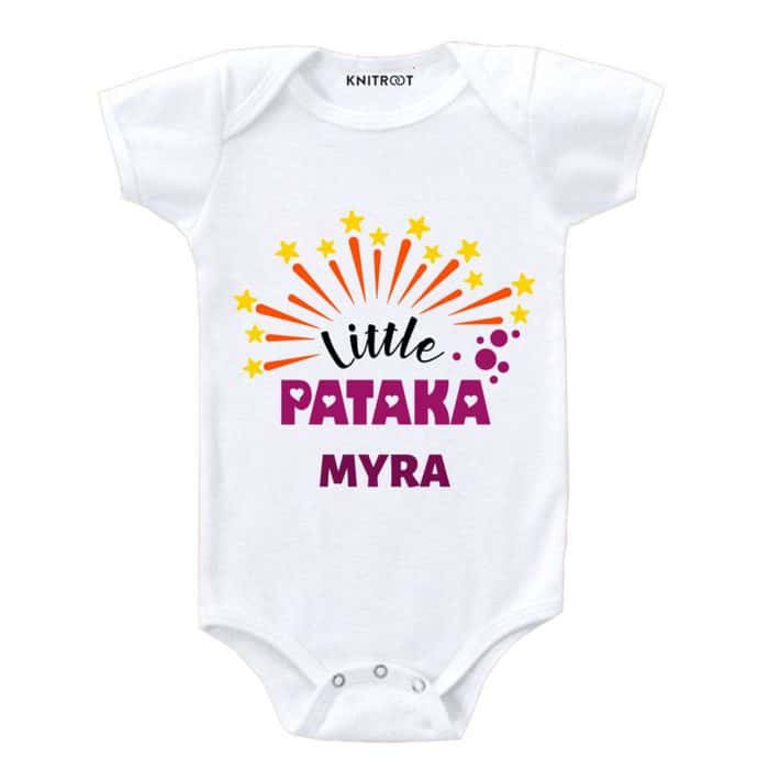 white romper stated little pataka