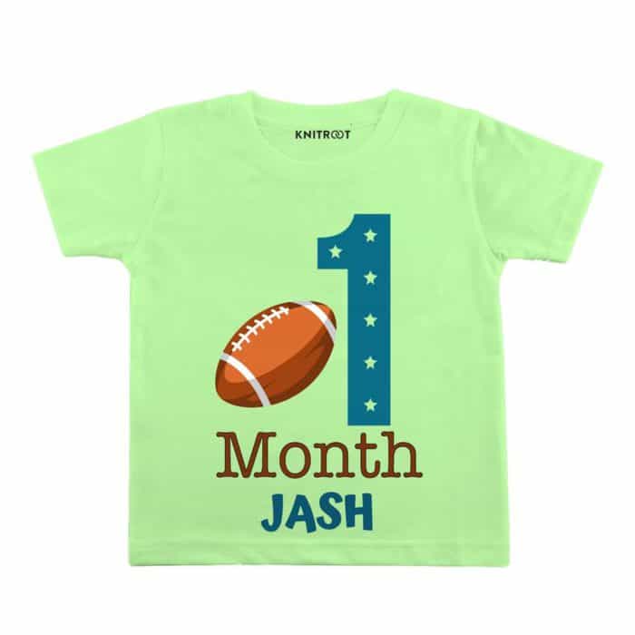 1 Month Baby T shirt | Customized 