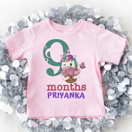 9 Months Birthday Baby T-shirt