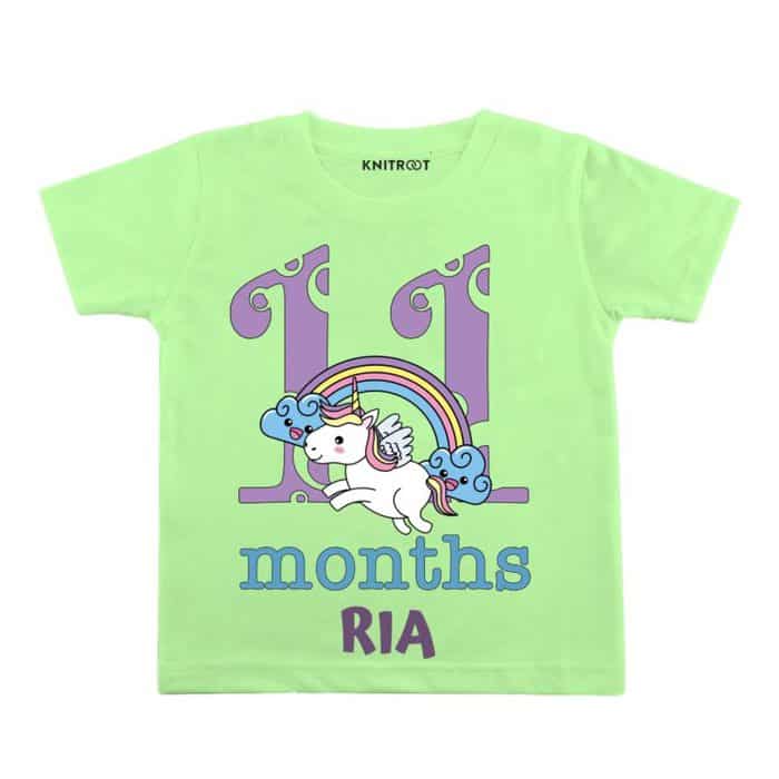 eleven month old newborn baby pista green t shirts 11 month baby clothes