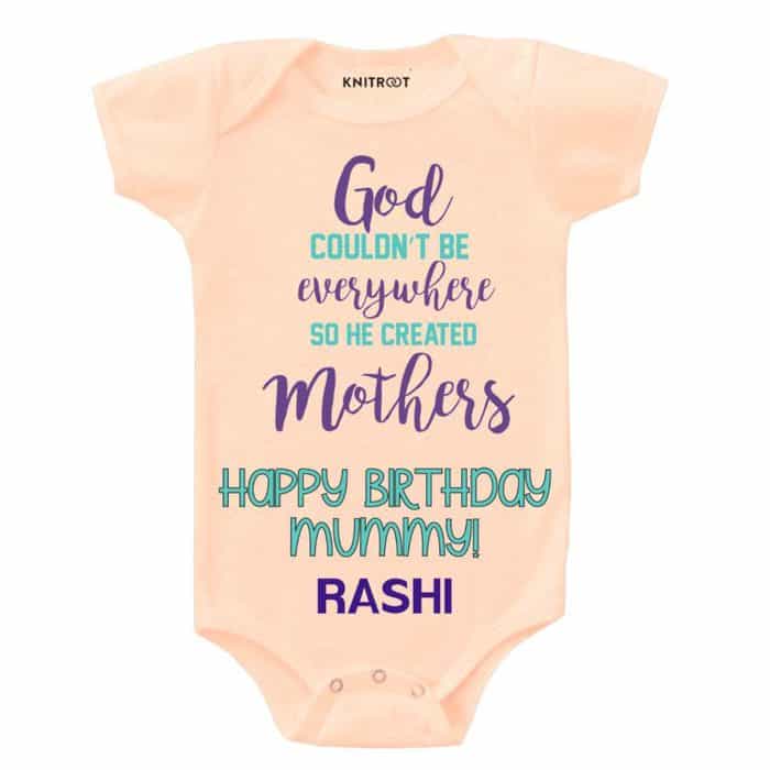 god can not be present everywhere so created mommy peach kids onesie.jpg