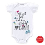 personalized newborn onesie