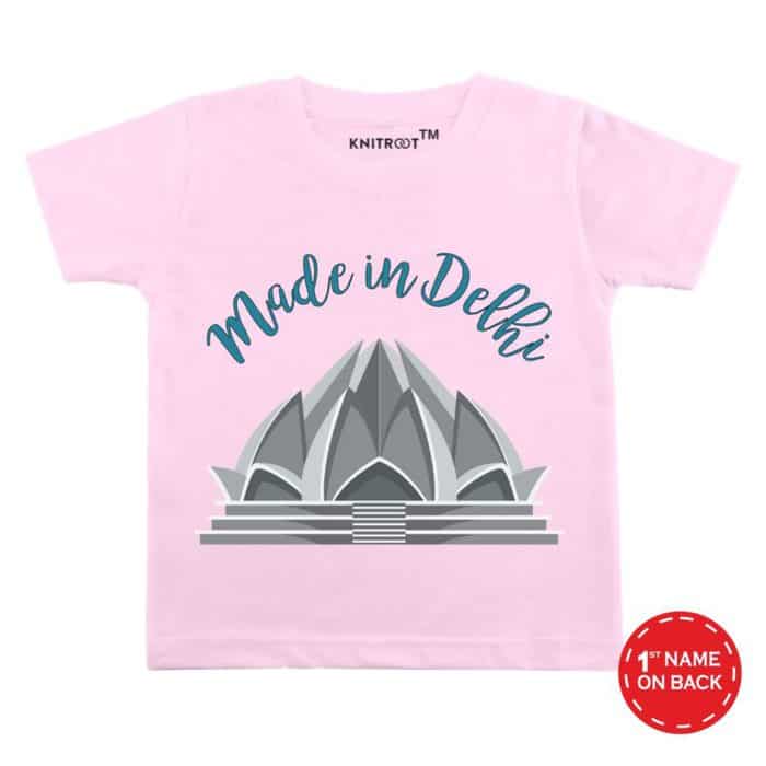 made in delhi pink t shirt