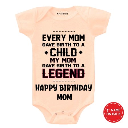 happy birthday mummy baby outfit